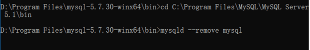 remove msyql