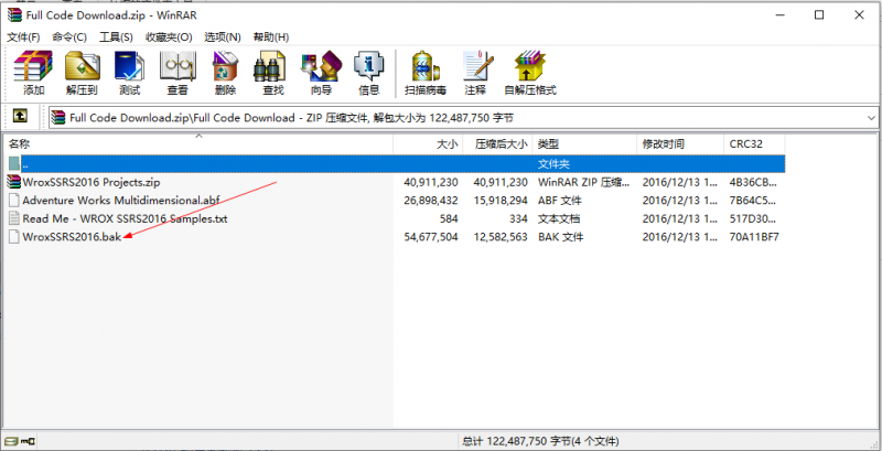 SQL reporting services 示例数据库WroxSSRS2016哪里下载？