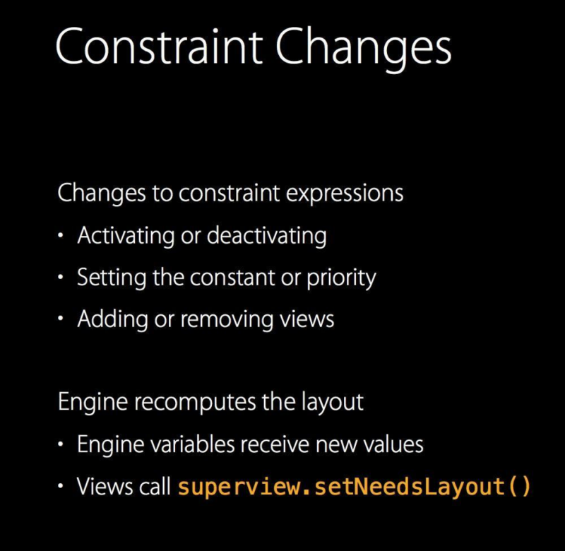 Constraints Change - WWDC 2015, Mysteries of Auto Layout, Part 2