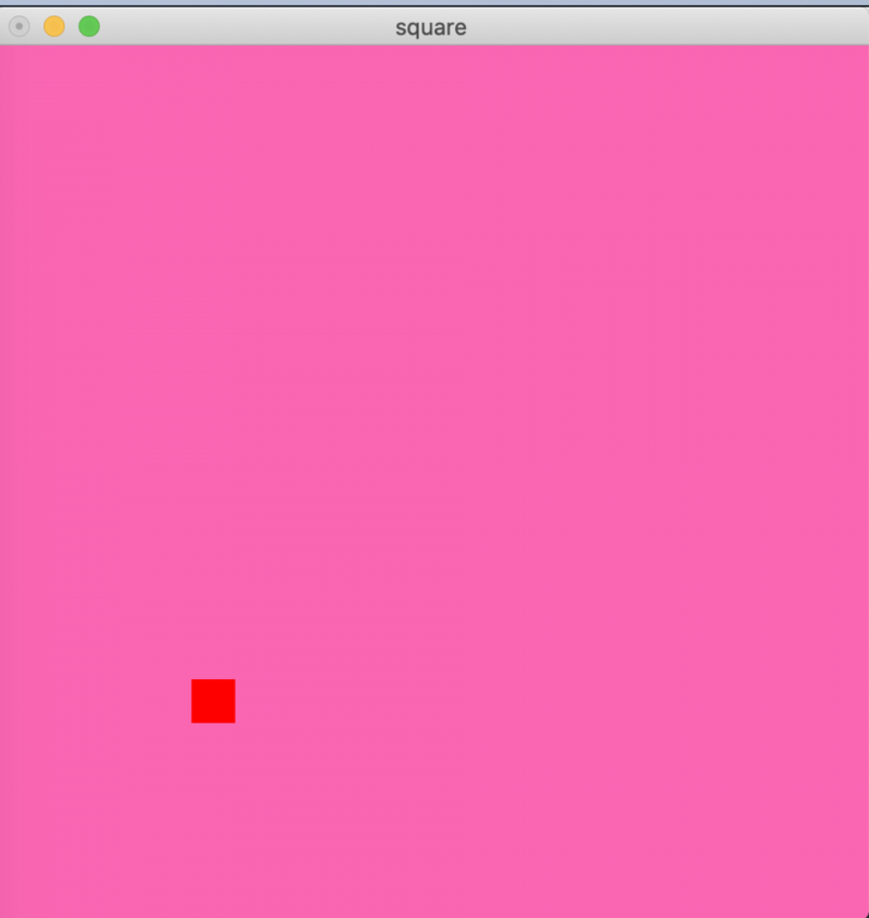 OpenGL学习之正方形<span style='color:red;'>键盘控制</span>(坐标更新)