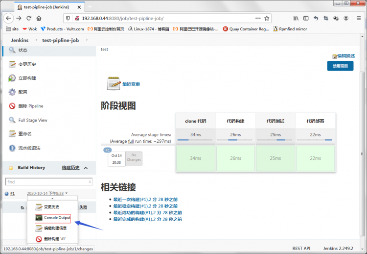 集成测试工具之Jenkins pipline简单表单样式