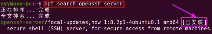 noobsu 20.0204 安装 SSH Server 实现远程控制