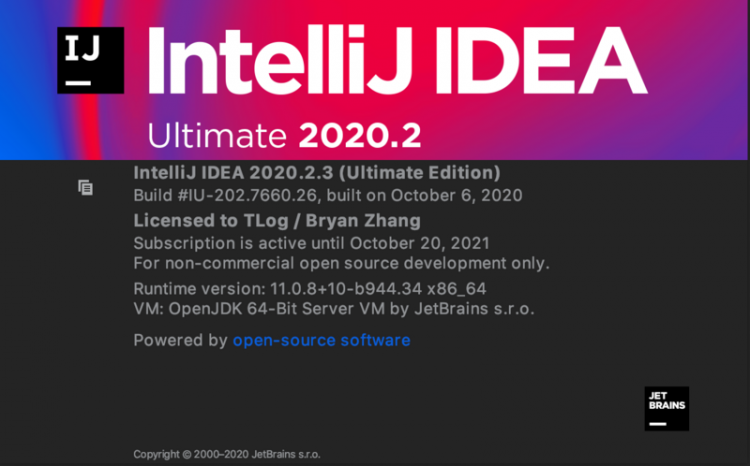 没花一分钱的我竟然收到的JetBrains IDEA官方免费赠送一年的Licence