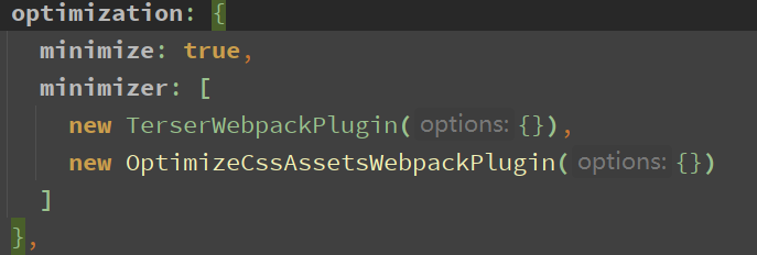 【百度不出来有类似的错误】webpack4中使用terser-webpack-plugin报错