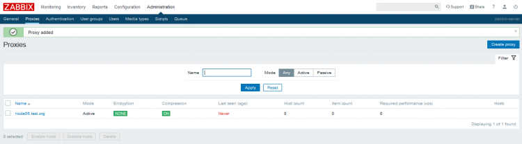 数据中心控系统之Zabbix proxy