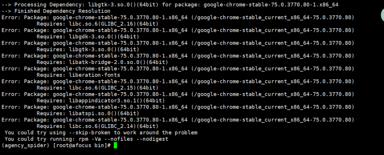 linux下安装chrome出错？