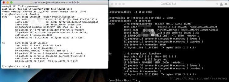 用mac自带terminal ssh连虚拟机centos提示port 22: Operation timed out如何解决