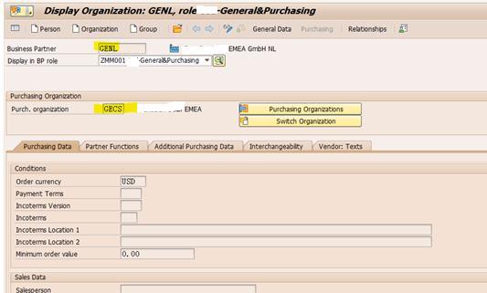 SAP MM 明明已经扩展供应商到采购组织下，采购订单里还是报错？