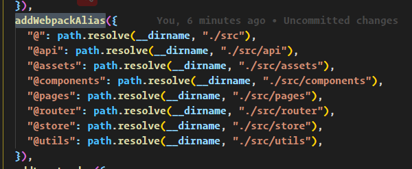 react + ts 路径别名配置不生效。