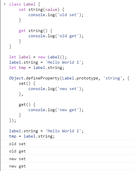 请问如何用Object.prototype扩展类的get/set方法?