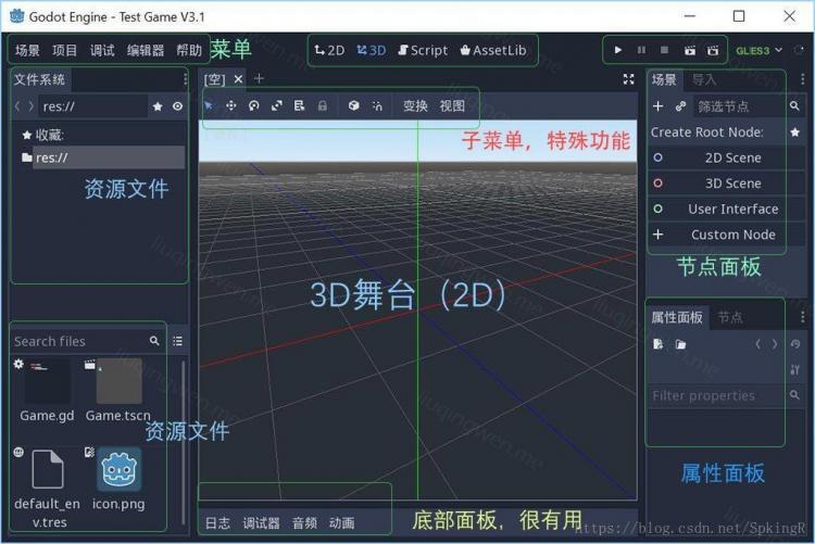 【游戏开发】Godot3游戏编程入门之八：熟悉图像编辑器界面