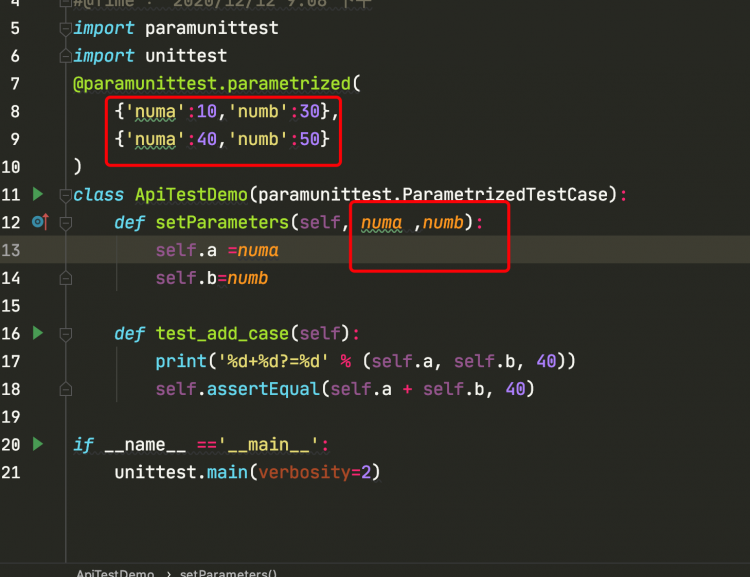 paramunittest参数化测试基础