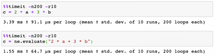 【Python】numexpr：你以为 numpy 已经够快了，其实它还可以更快