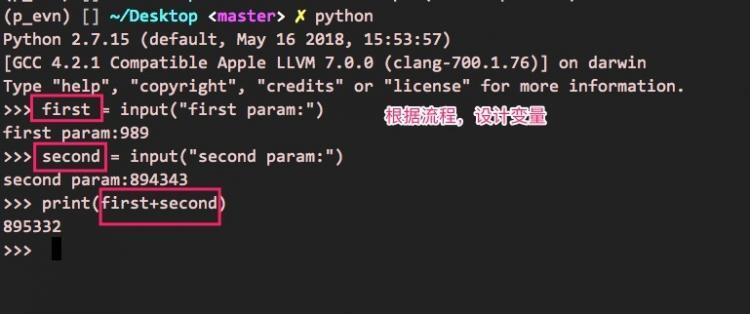 【Python】python应用（4）：变量与流程