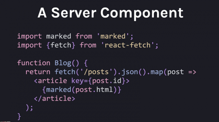 【JS】「 重磅 」React Server Components