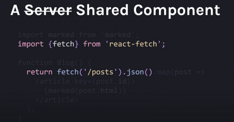 【JS】「 重磅 」React Server Components