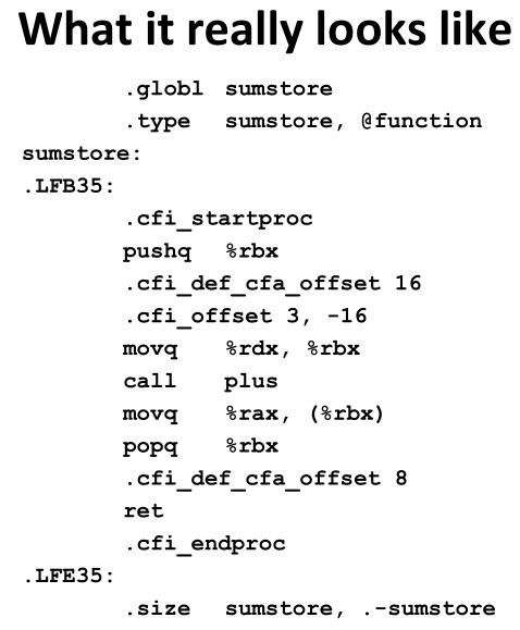 【游戏开发】cmu11313 C6 Machine-Level Primramming I: Sosics