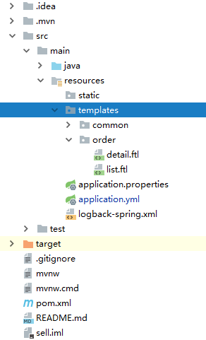 【Java】springboot默认配置无法访问ftl文件