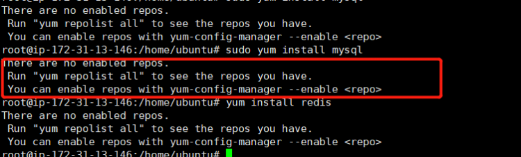 【linux】yum 不能安装应用，提示There are no enabled repos Run 