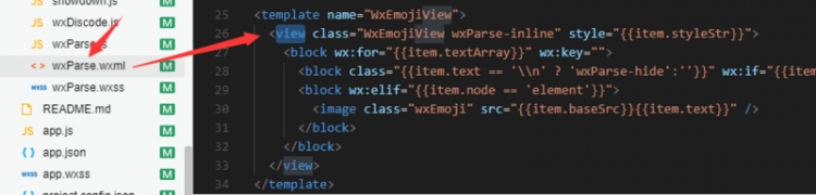 【小程序】小程序使用wxParse插件解析markdown代码块没换行