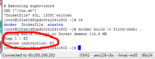 【Docker】我用docker build的时候出现下边问题  麻烦帮我看一下