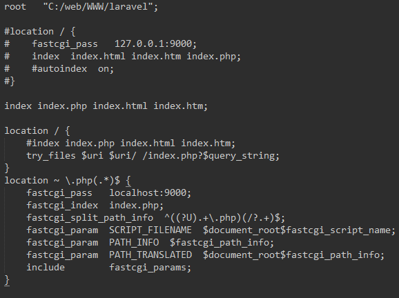 【nginx】Laravel 5 新手上路路由指向错误