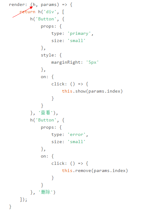 【Vue】怎样在iview的table组件里使用button组件