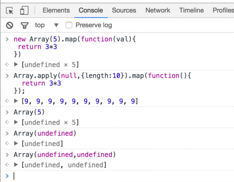 【JS】关于apply，Array.apply(null, {length:5})怎么理解