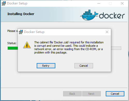 【Docker】想体验下docker for windows,不过安装失败了