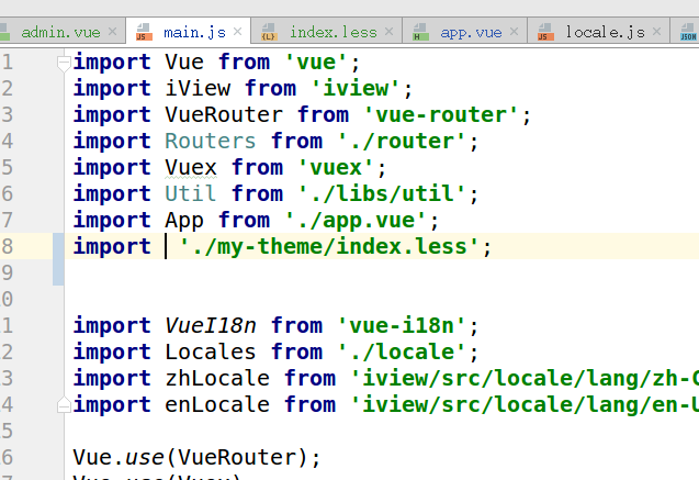 【Vue】iview 的主题更改报错