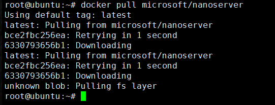 【Docker】docker无法pull下来microsoft/nanoserver镜像