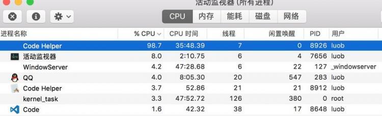 【JS】VS Code打开文件时有个和typescript有关的进程CPU占用过高如何解决？