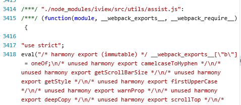 【Vue】iview2.7.3使用按需加载之后，为什么在IE11中报错SCRIPT1014:无效字符
