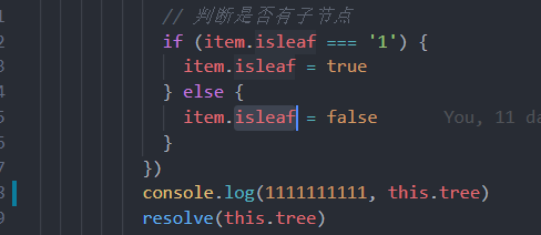 【Vue】element tree 懒加载 isLeaf为false为什么显示有三角形图标