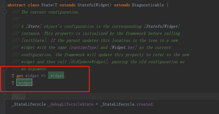 【flutter】Flutter中State对象可以访问widget属性