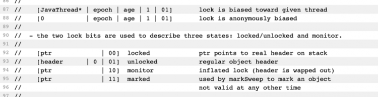 【java】Java：第一次被 synchrnoized 上锁的对象的对象头到底怎么变？