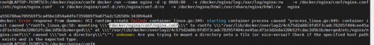 【Docker】docker 挂载不上nginx.conf 的问题