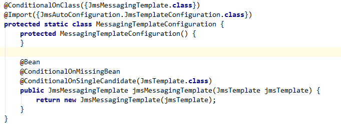 【Java】Could not autowire. No beans of 'JmsMessagingTemplate'