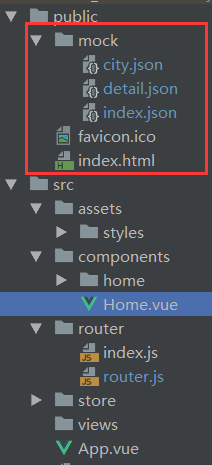 【Vue】vue-cli3.0 怎么在本地请求json文件