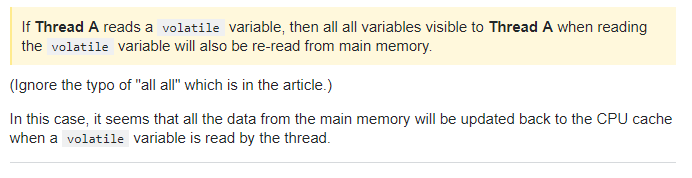 【java】volatile修饰对象和数组能保证其内部元素的可见性？