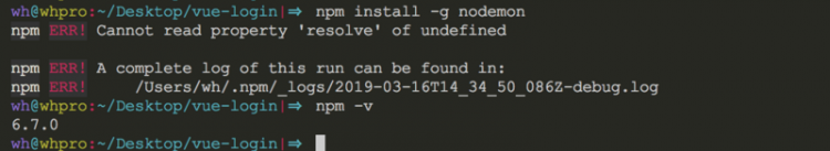 【Python】npm install包报错Cannot read property 'resolve' of undefined