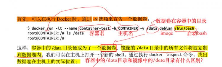 【Docker】容器中的/data目录和镜像中的/data目录有什么区别？