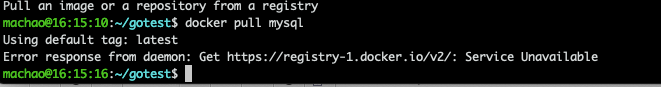 【Docker】docker pull镜像拉不下来 Service Unavailable