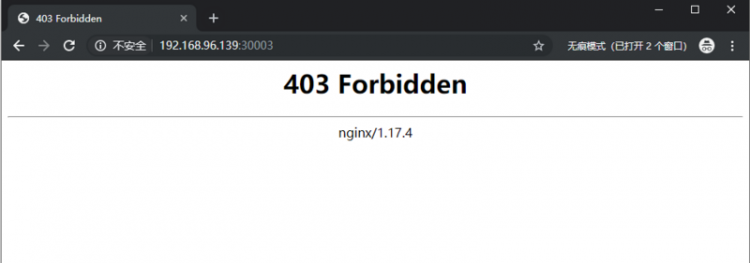 【Docker】关于k8s部署nginx，挂载宿主机出现403问题