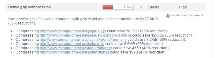 【nginx】nginx配置gzip，压缩css，不压缩js