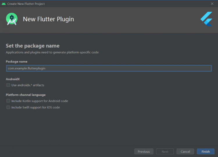 【flutter】flutter新建的插件项目报错
