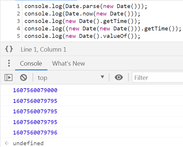 关于JavaScript Date.now 与 Date.parse 的功能性质