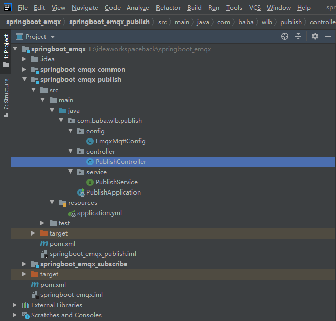 【Java】Gateway绑定MQTT实现发布订阅