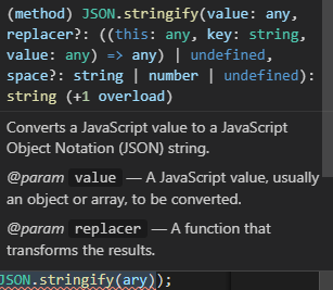 在使用ts的vue项目中 JSON.stringify(ary) 为什么会报红