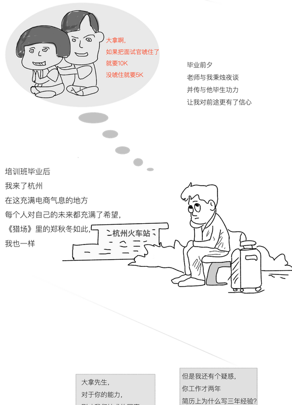 【JS】漫画 | 小公司卧薪尝胆三年，意外拿到美团offer